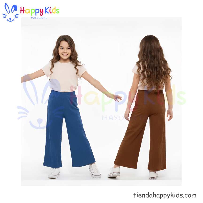 PALAZO TRENZADO DE NIÑA    PACK 2